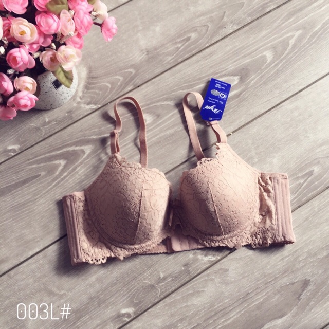 Áo ngực boya ren mút mỏng 3 khuy VN