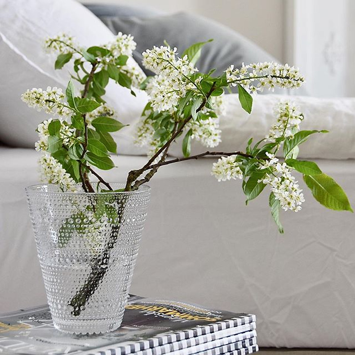 Bình hoa thủy tinh Kastehelmi 154mm Iittala