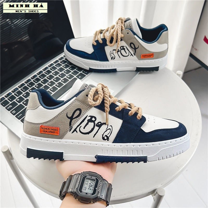 Giày thể thao nam, giày Sneaker nam vải dệt thoáng khí siêu hot MINH HÀ - C05