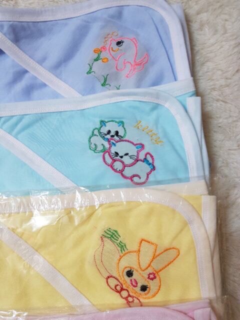Chăn cuốn / Chăn choàng / Chăn ủ mùa hè cho bé có mũ cotton 2 lớp cho bé