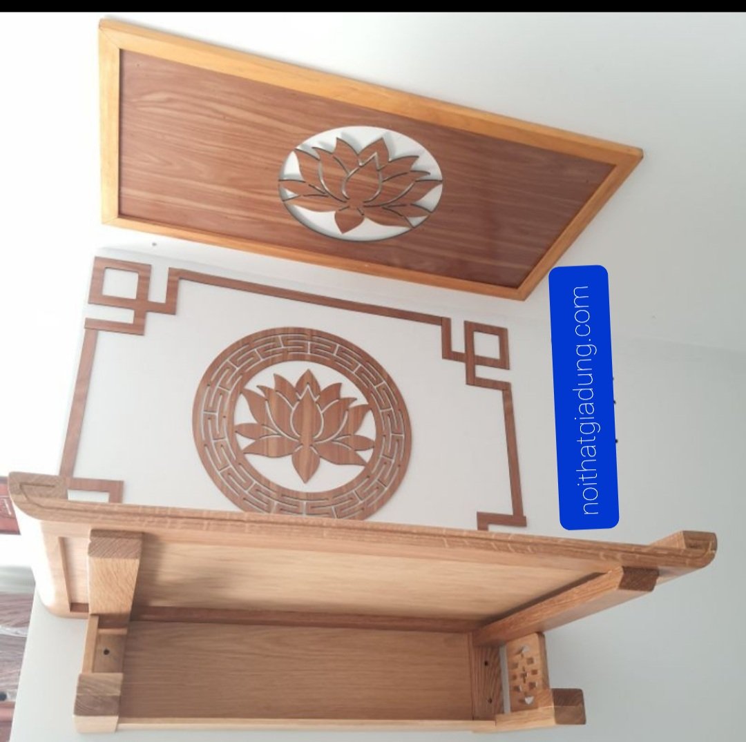 Ốp Tròn Bàn Thờ Bông Sen