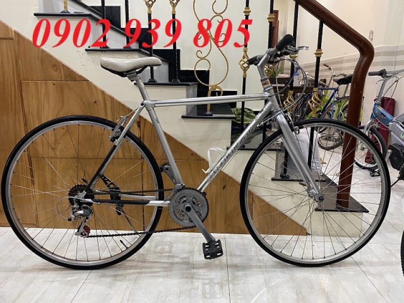 Phân phối Xe đạp Nhật Touring cổ Miyata nhôm 3x7 giò shimano + dum nhôm shimano, gidong potan bánh nhôm toàn bộ