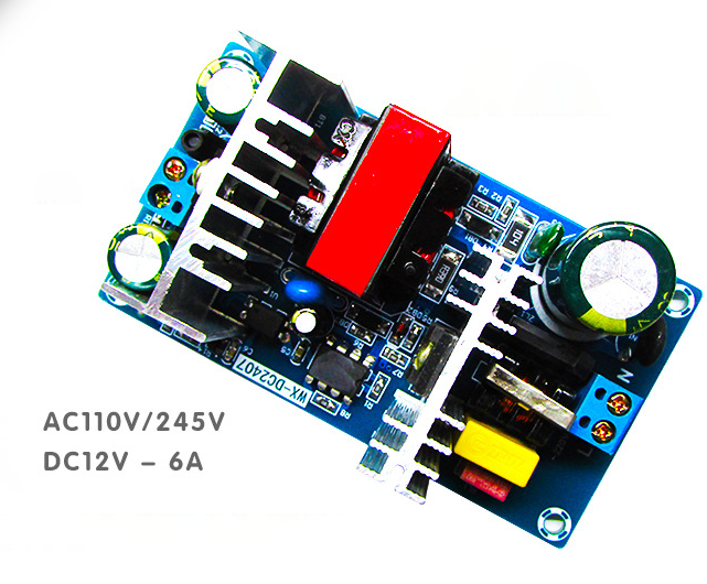 Mạch nguồn loa kẹo kéo 12V 6A 100W