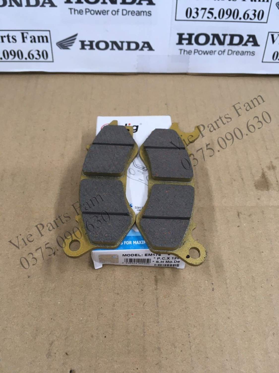 Má Phanh dầu (Bố thắng đĩa) trước PCX (2018-2019), SH Mode (2013-2019), hàng din Elig mới 100%