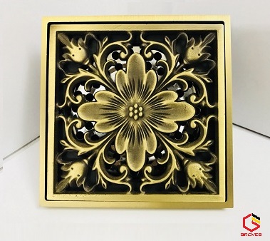 Thoát sàn chống mùi hôi đồng cổ gts-flower