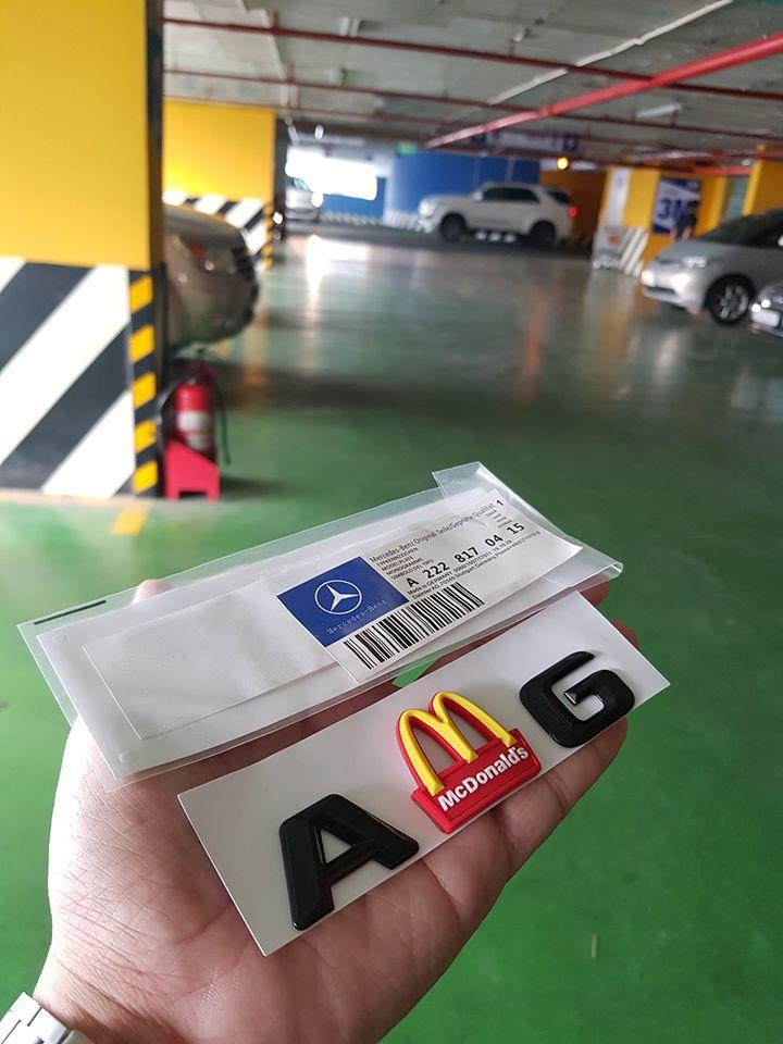 TEM AMG MC DONAL MEC ( 1 CÁI)