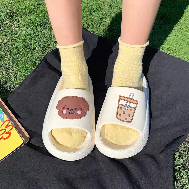 Dép bánh mì trà sữa đáng yêu