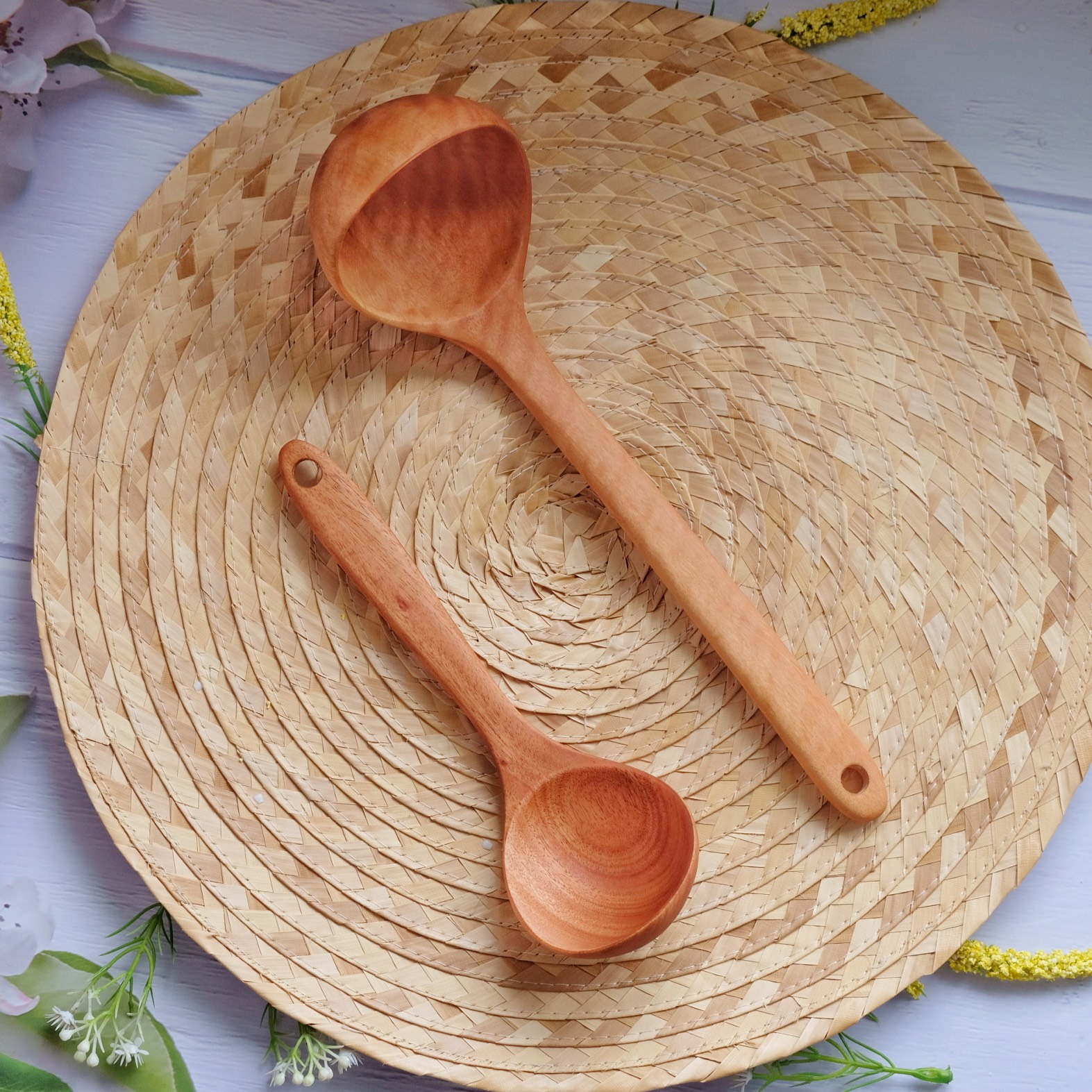 Bộ 2 Vá canh gỗ tự nhiên