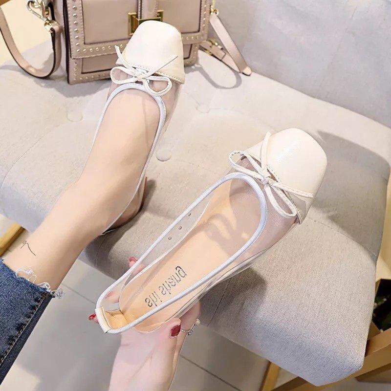 [ Bang Bang SHOE ] Giày Bệt Trong Suốt WS20