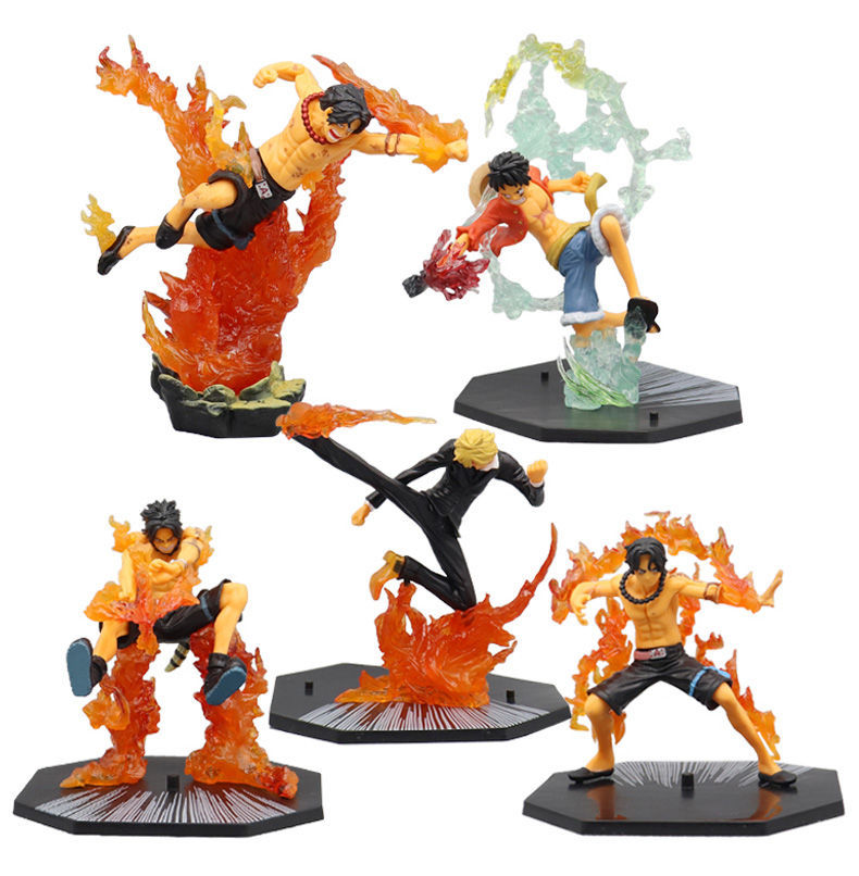 Mô hình nhân vật - Ace-Sabo-Luffy-Sanji-Zoro