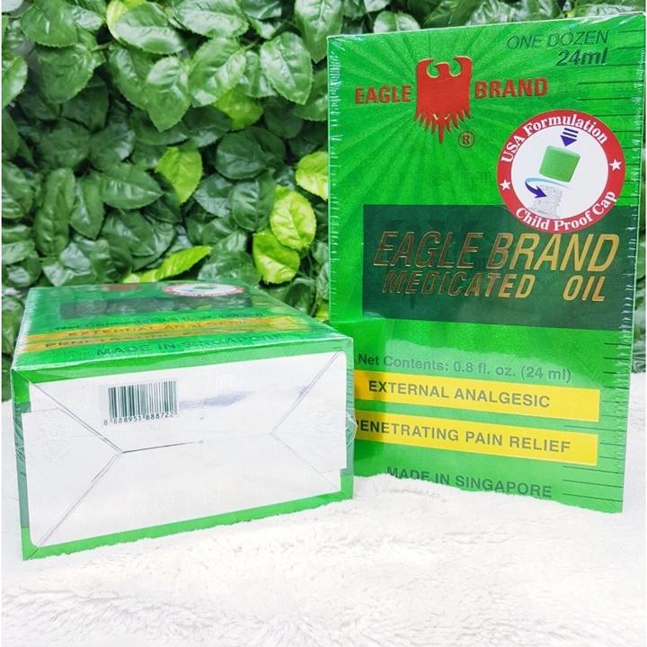 Dầu Gió Xanh Eagle Brand Mỹ Chính Hiệu 24ml