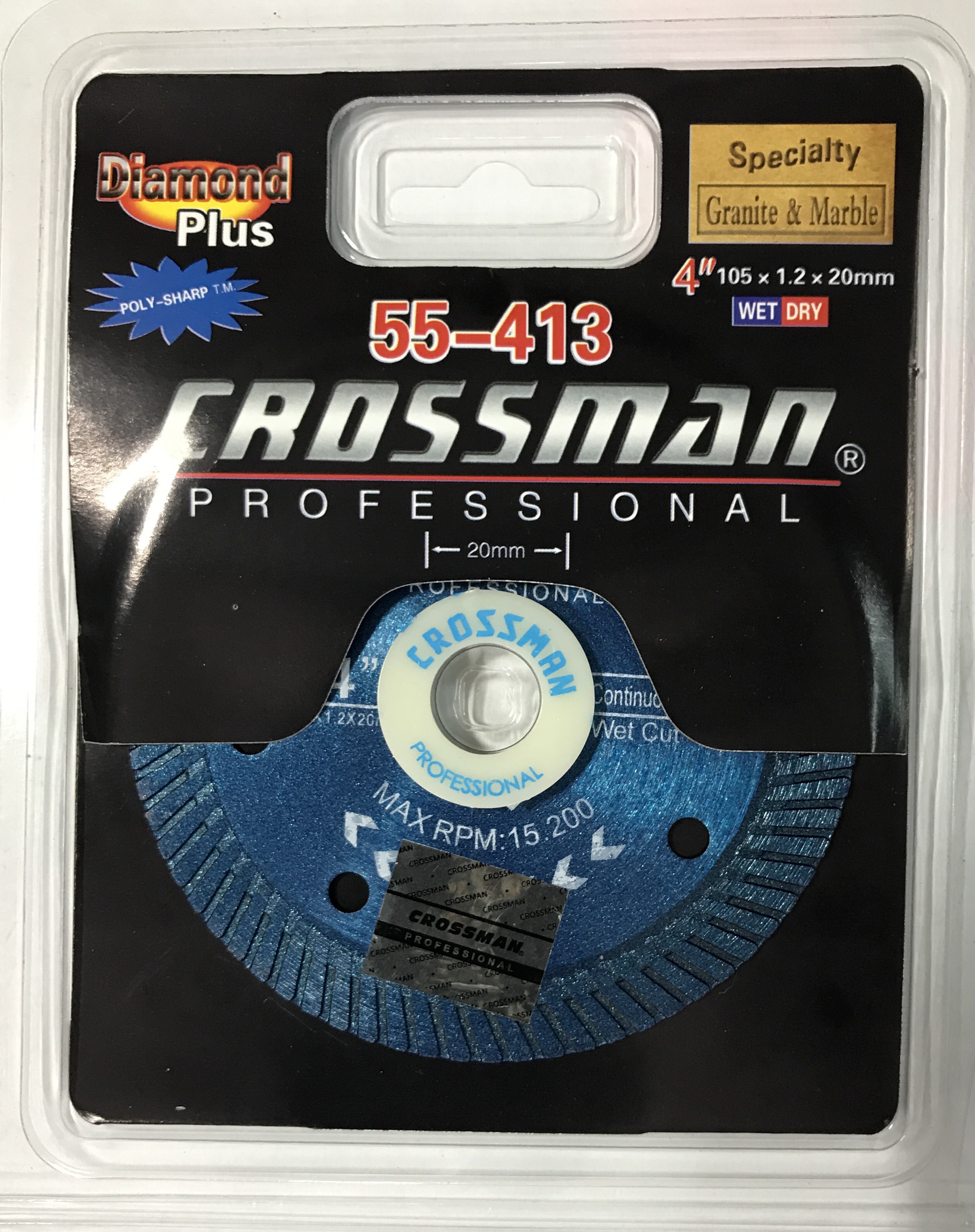 Lưỡi cắt đa năng crossman 105 cắt gạch men, đá hoa cương, cắt bê tông đá grantic