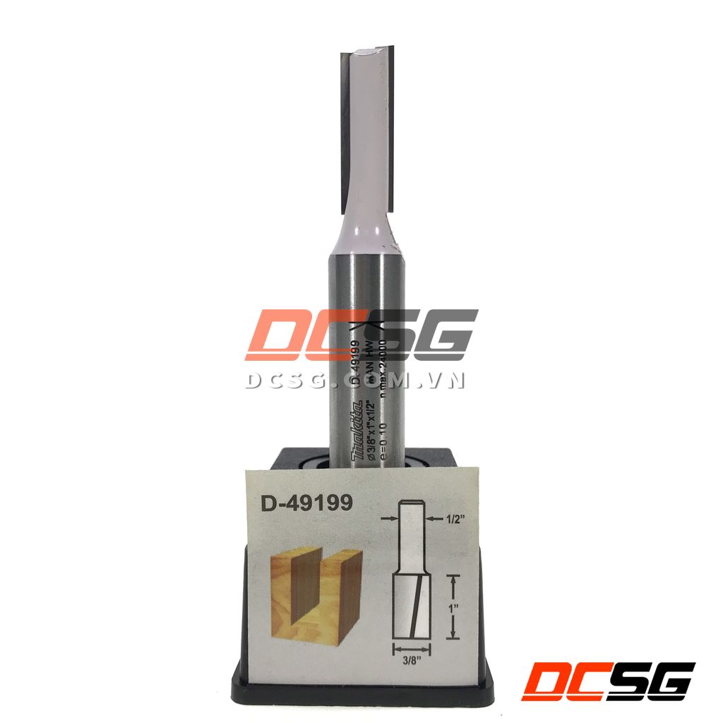 Mũi phay rãnh thăng 3/8" cốt 1/2" Makita D-49199 | DCSG