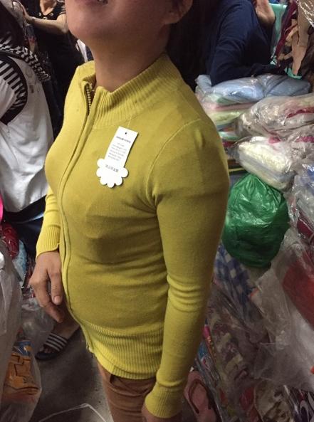 Áo Len Quảng Châu Dây Kéo