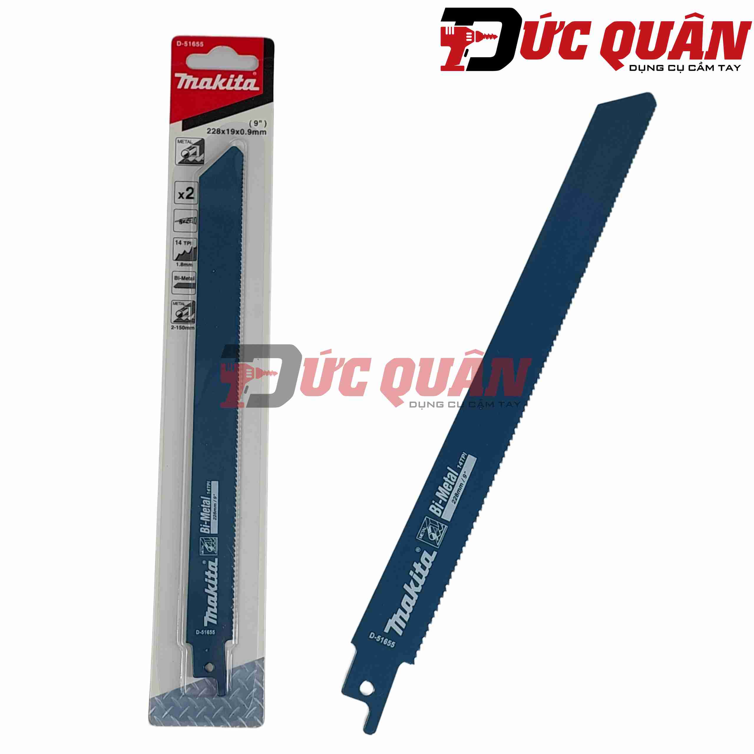 Lưỡi cưa kiếm cắt kim loại Makita D-51655