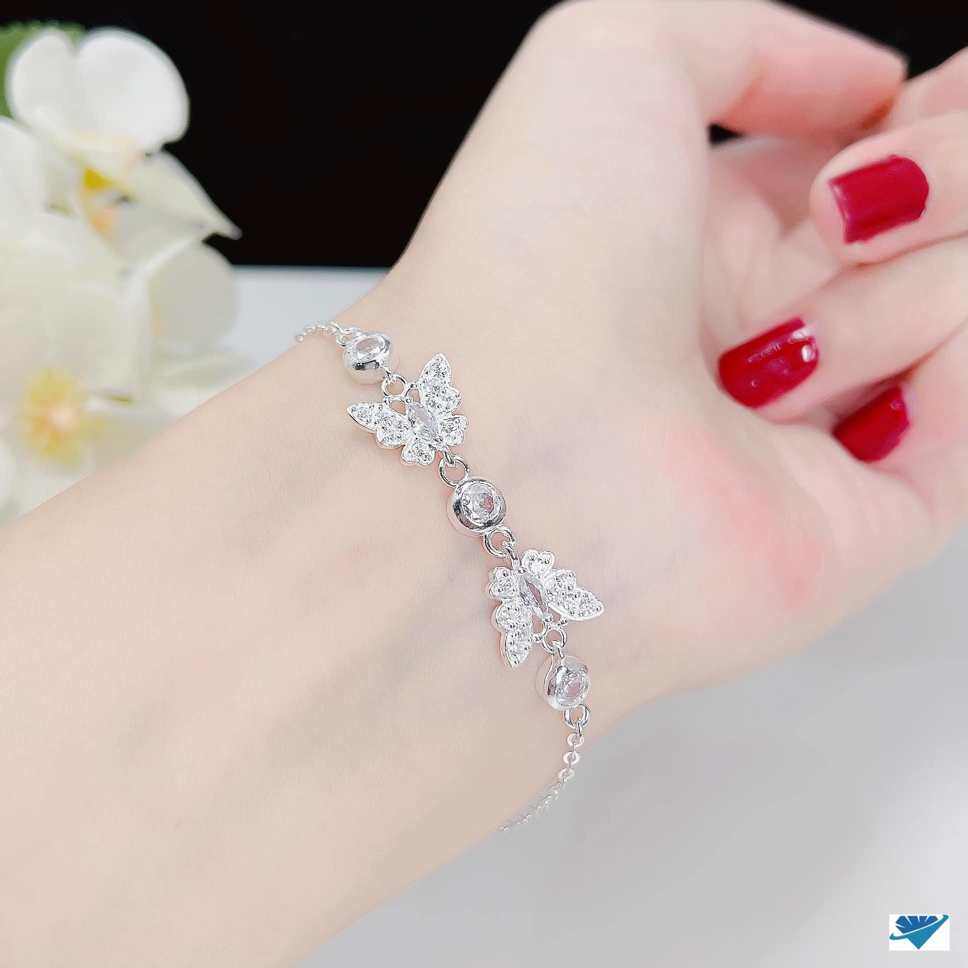 Lắc tay nữ bạc ta MS87