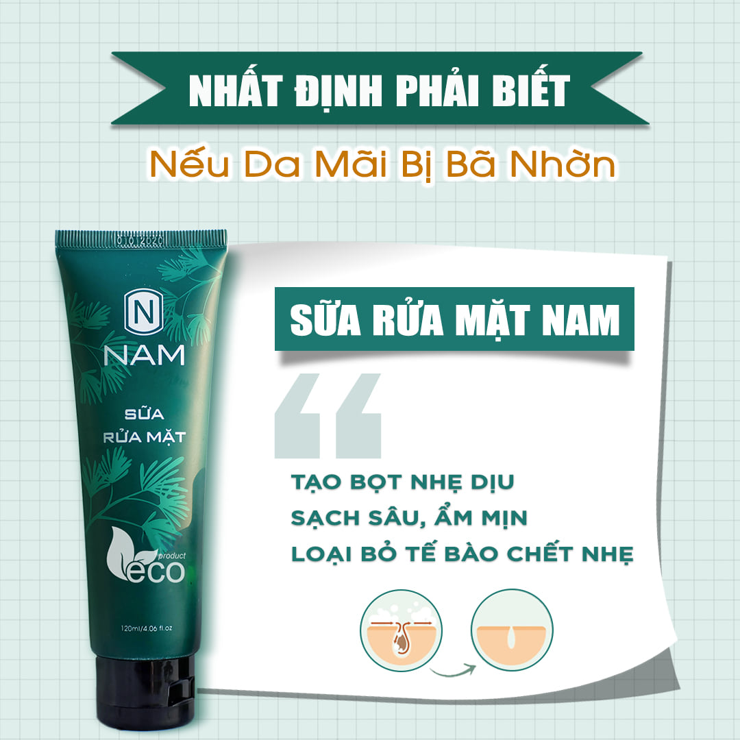 Sữa rửa mặt NAM - 120ml (Mẫu Mới)