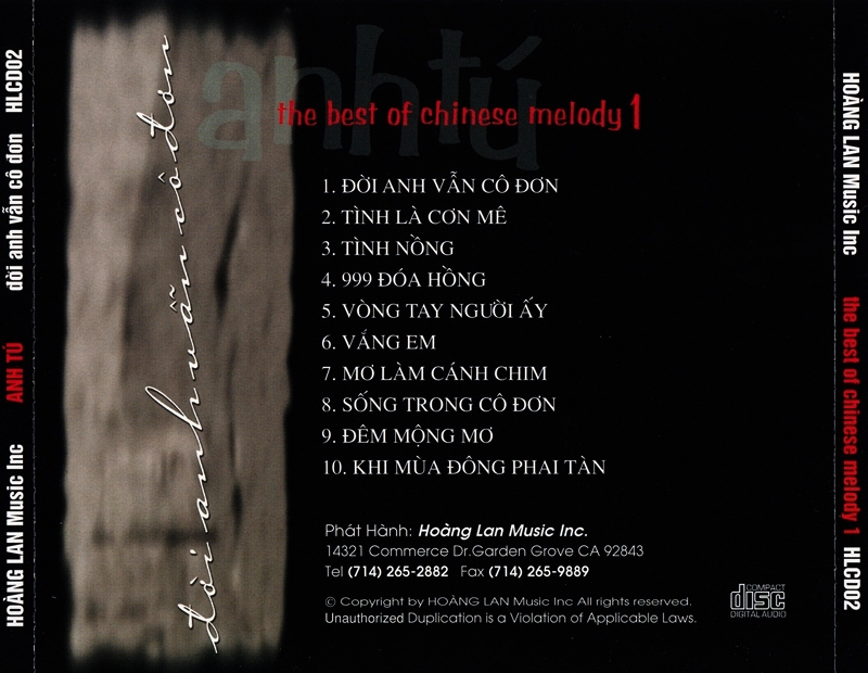4 đĩa cd nhạc anh tú 1 (phôi đĩa nhật)