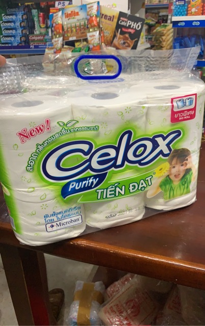 Giấy Vệ Sinh Celox Tiến Đạt Lốc 6 Cuộn