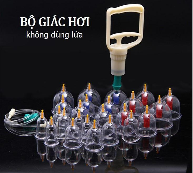 Bộ Dụng Cụ Giác Hơi Hàn Quốc,Bộ Giác Hơi Không Dùng Lửa  Cao Cấp, Giúp Giải Độc Tố Trong Cơ Thể Lưu Thông Tuần Hoàn Máu. An Toàn Dễ Sử Dụng.