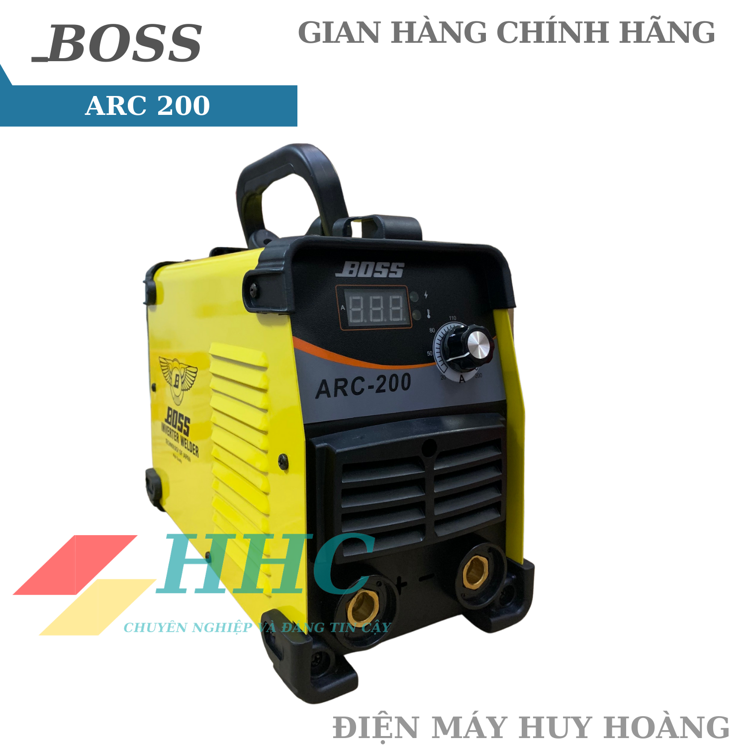 Máy hàn BOSS NHẬT ARC 200-  ARC 250 Chuyên hàn que 2.6-3.2li