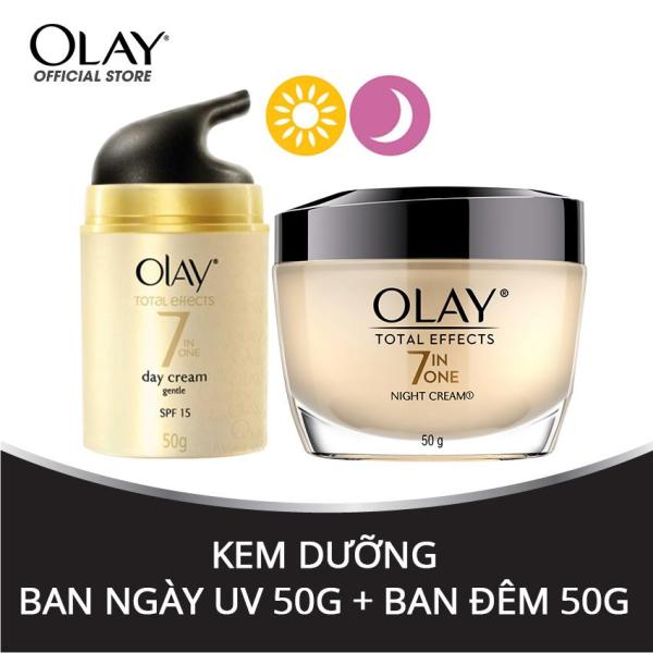 Combo dưỡng da ngày và đêm Olay Total Effect nhập khẩu