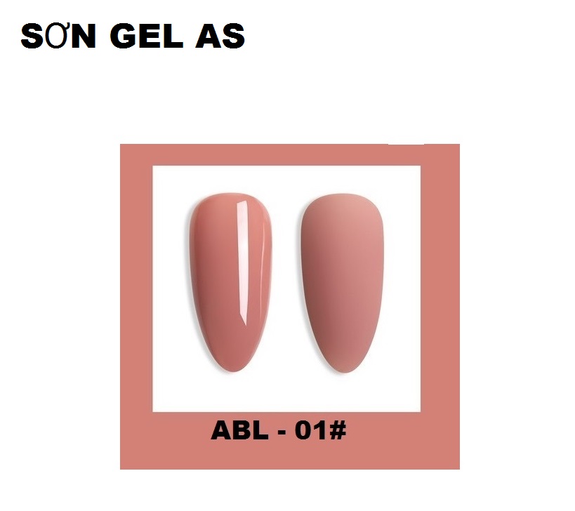[HCM]Sơn Gel As mã ABL 15ML - Chai đỏ siêu sang