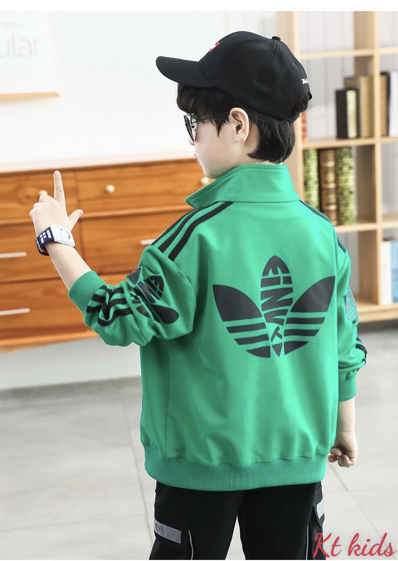 Áo khoác khóa kéo ADIDAS Cho bé