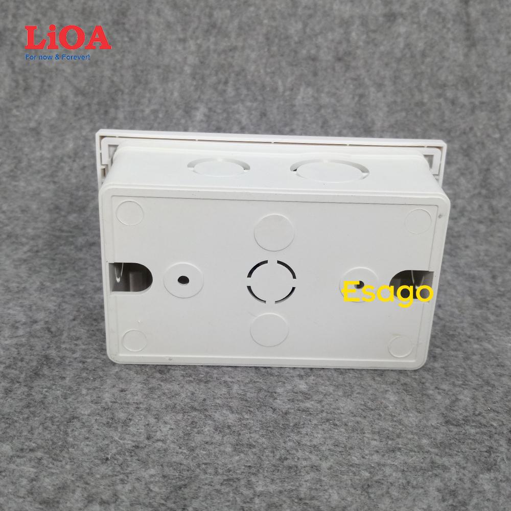 [HCM]Combo ổ cắm điện đôi 3 chấu 16A LiOA (3520W) - Lắp âm tường