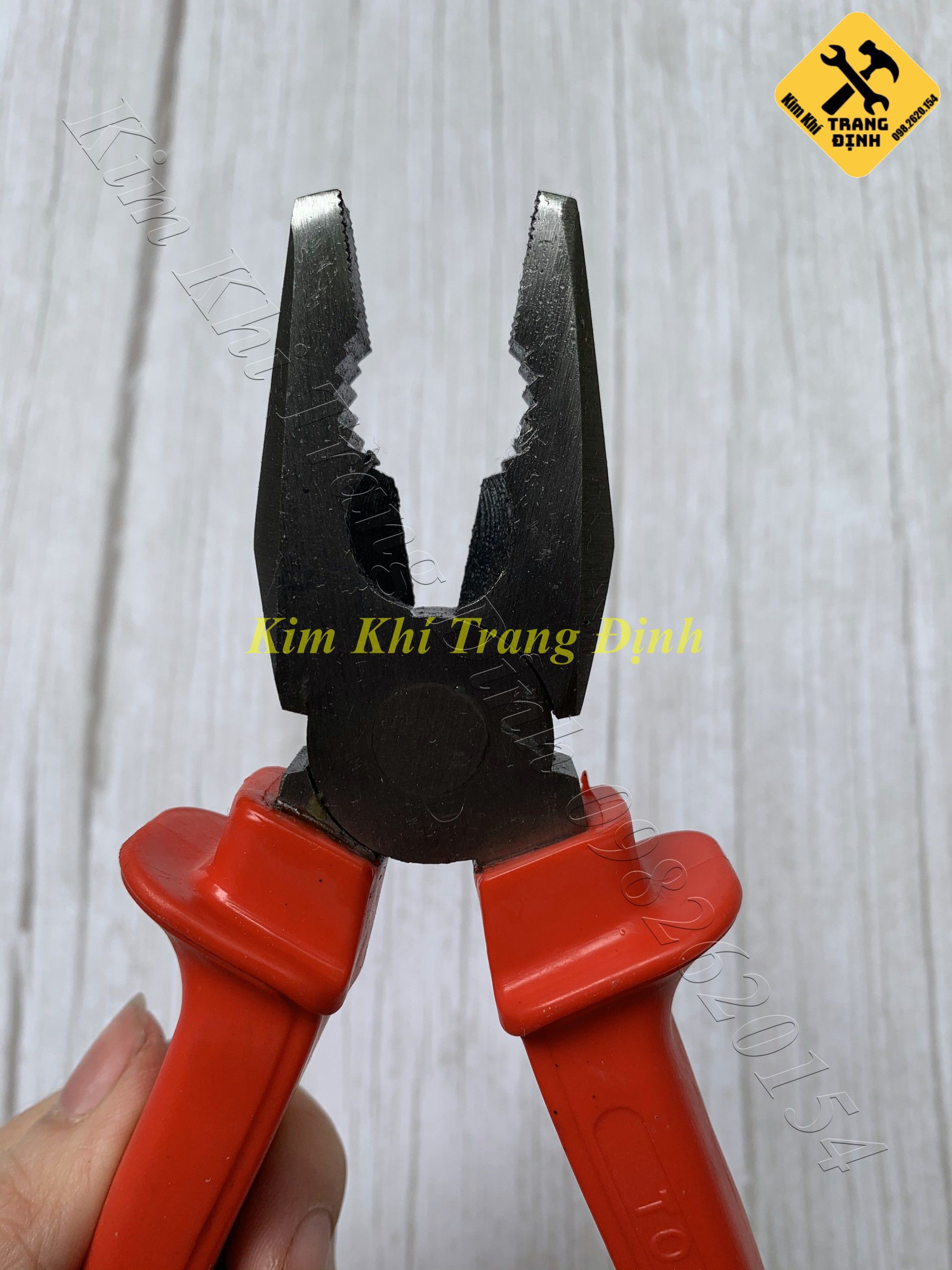 Kìm điện cán Đỏ TOP đủ size (6”-7”- 8") (160180mm 200mm)