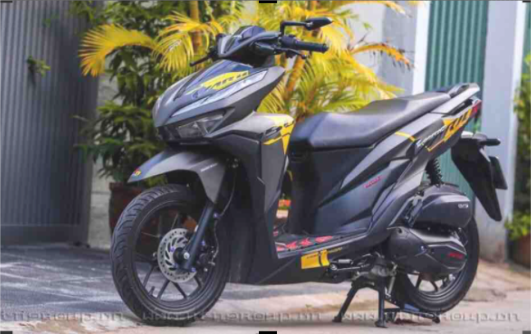 Tem rời Vario xám vàng