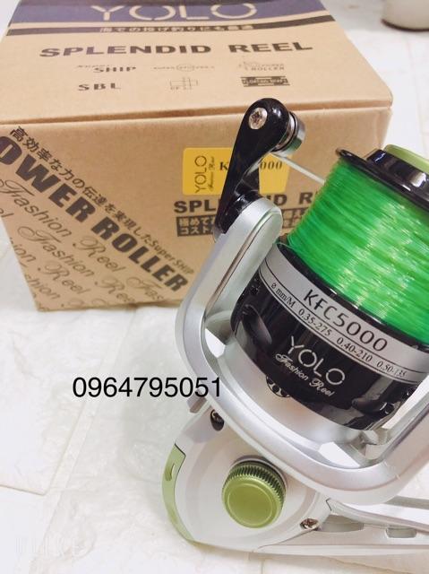 Máy câu cao cấp sẵn cước 4000-5000-6000  T1999  (cam kết đổi trả trong 2 tuần đầu)