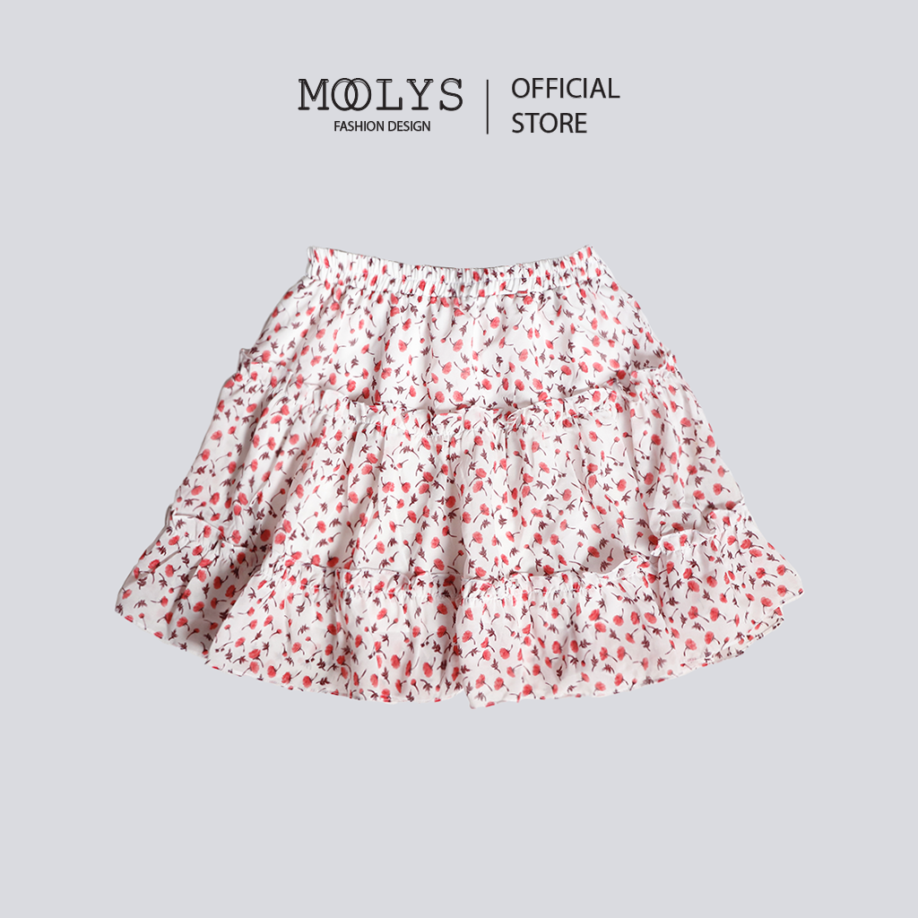 Chân váy ngắn MOOLYS dáng xoè dễ thương MK004
