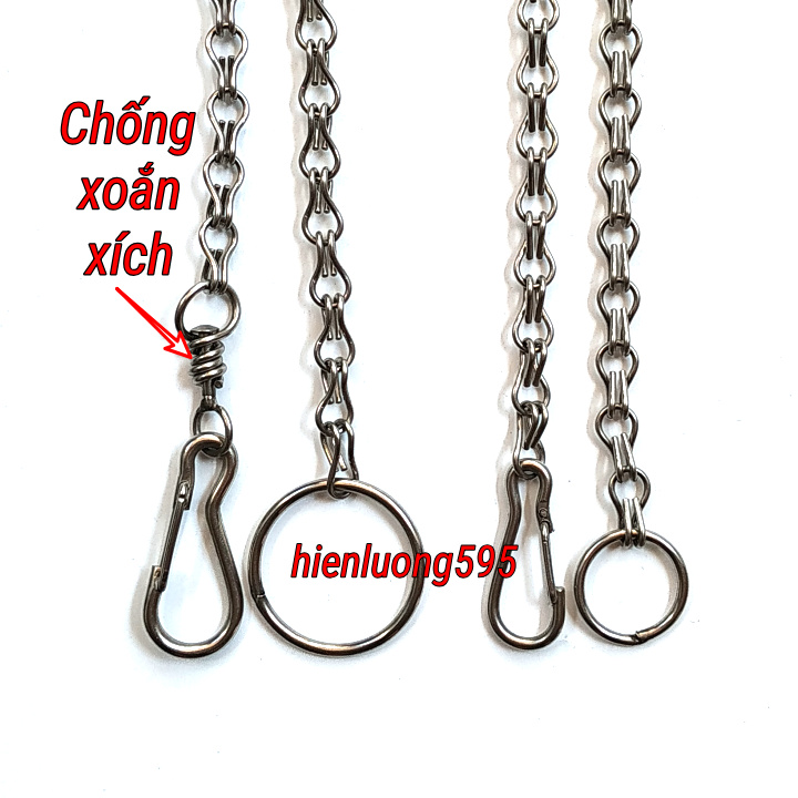 Xích chó inox size trung