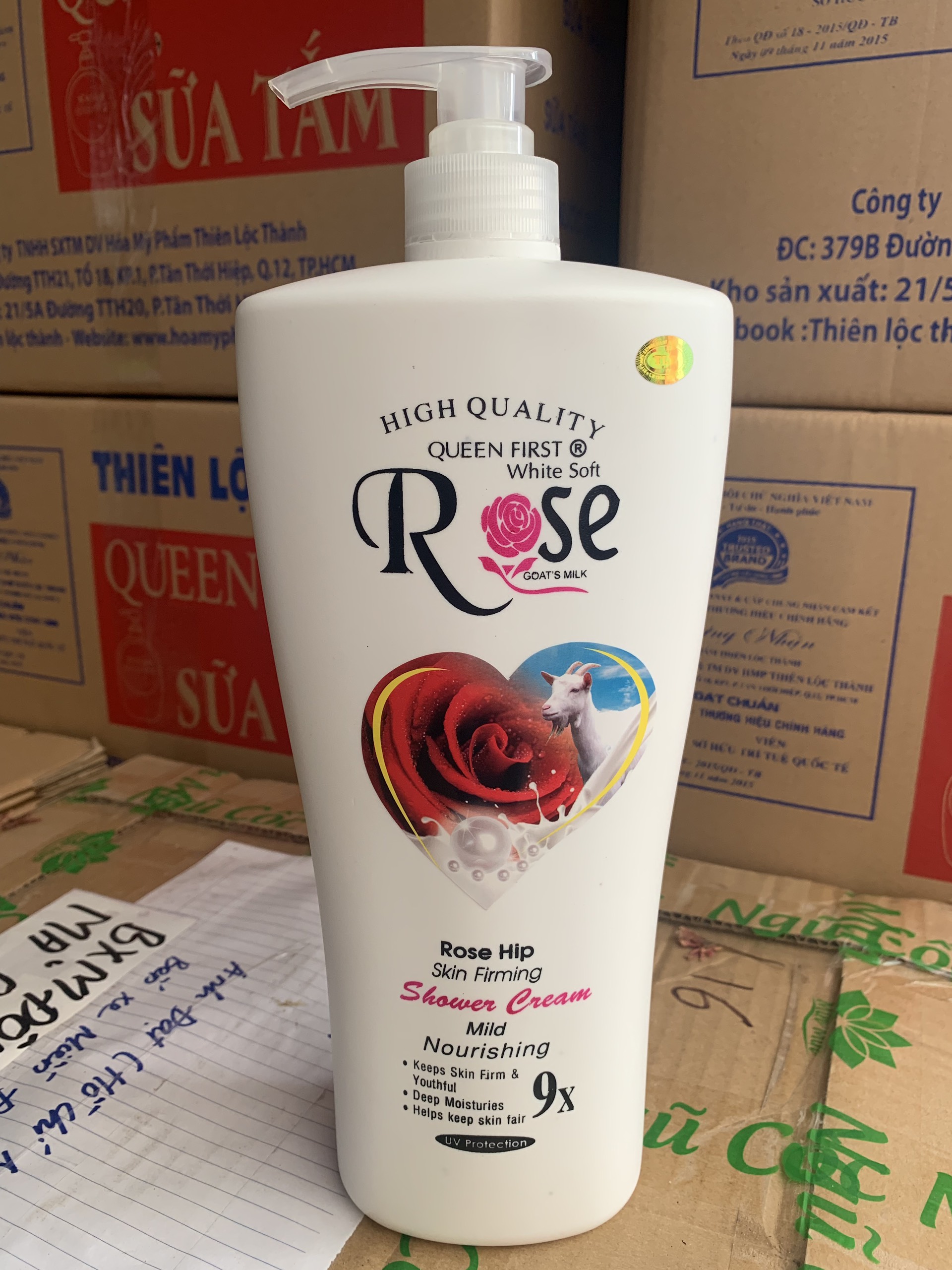 [HCM][ Combo 2 chai ] Sữa Tắm Dê Rose 9 x Cao Cấp