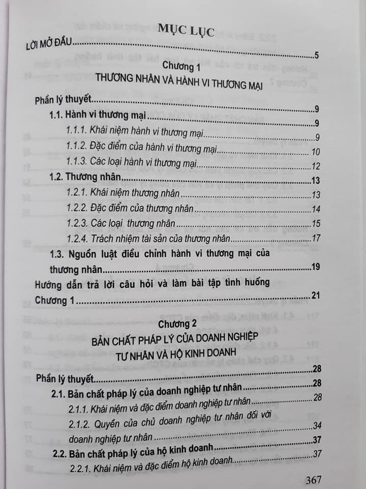 Hướng Dẫn Môn Học Luật Thương Mại ( Tập 1)
