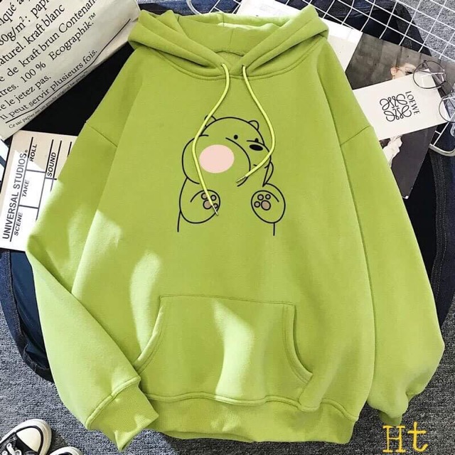 Áo hoodie gấu má phính HARI0221