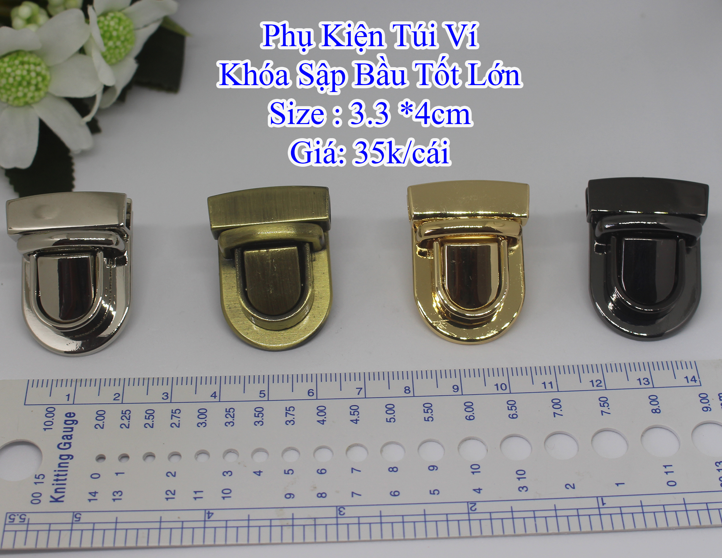 Khóa sập bầu tốt lớn (50k/cái)