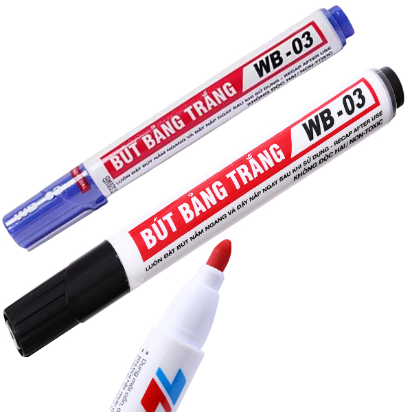 Bút Lông Bảng Thiên Long WB-03 (Mực Xanh, Đỏ, Đen)
