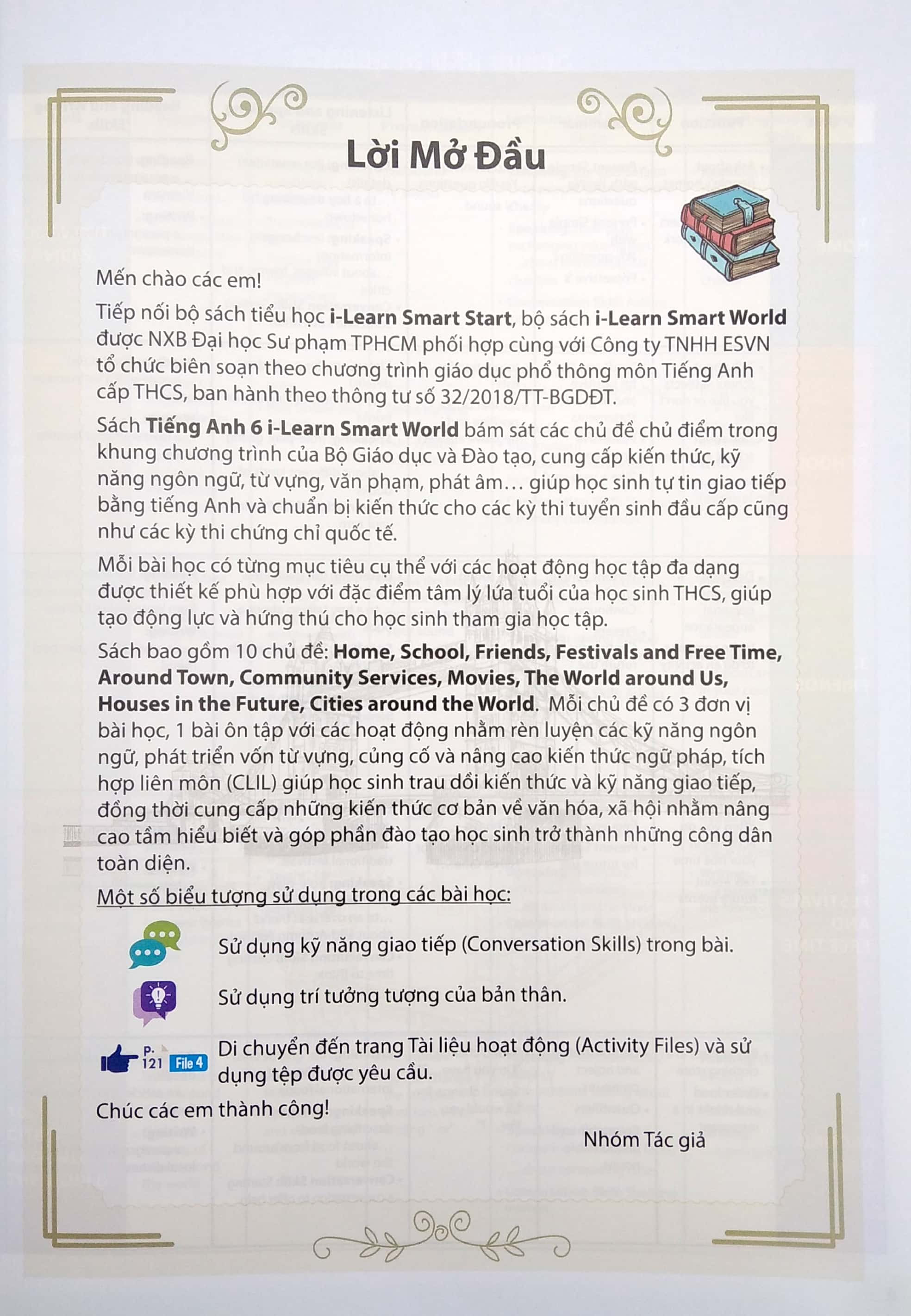Sách - Tiếng Anh 6 i-Learn Smart World – Student's Book - Workbook - Right On! - Lớp 6
