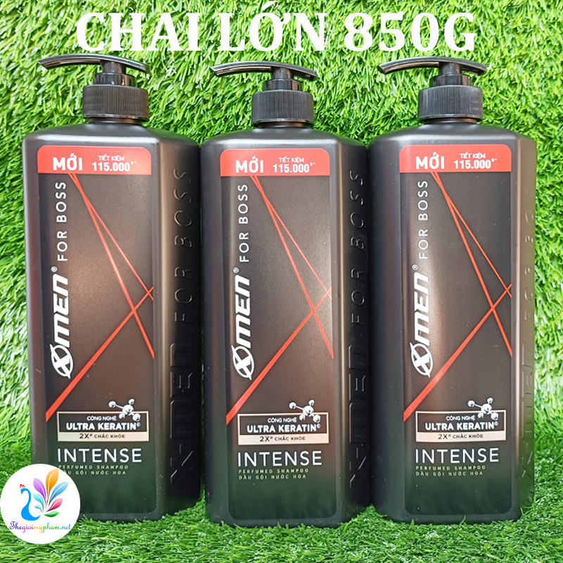 Dầu gội xmen for boss intense 850g
