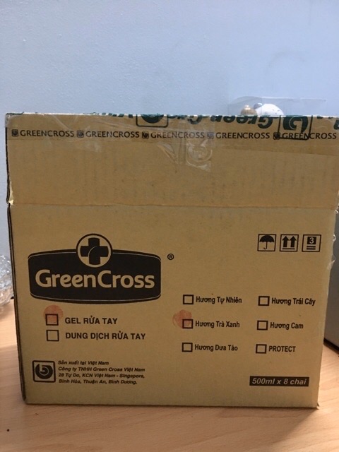 [HCM]Gel rửa tay khô Green Cross 500ml