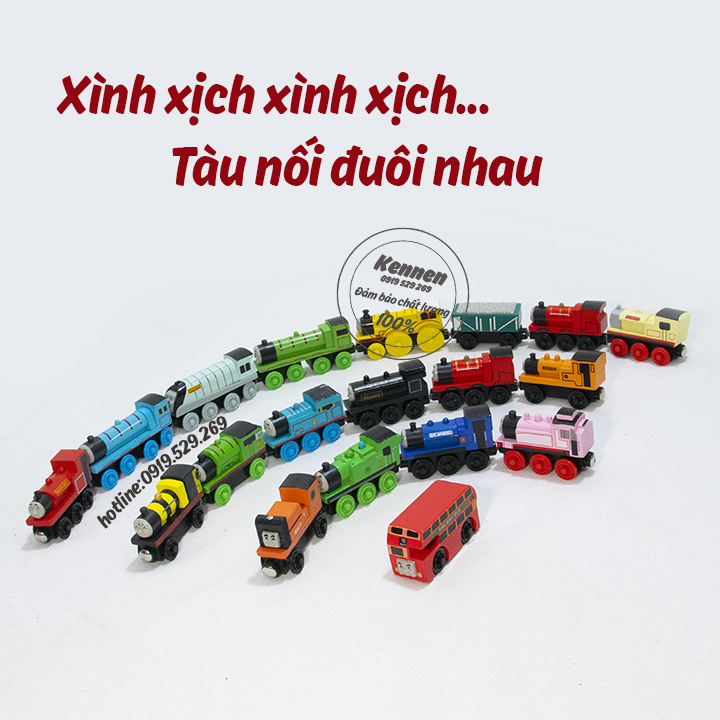 Set 6 mẫu đầu kéo xe lửa Thomas and friends
