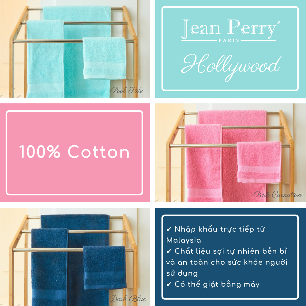 Khăn cotton Jean Perry Hollywood