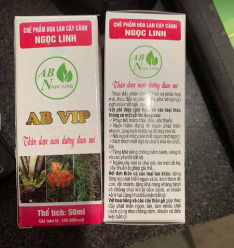 Phân bón -Dưỡng chất AB Ngọc Linh vip 50ml - Dưỡng chất AB Ngọc Linh VIP 50ml