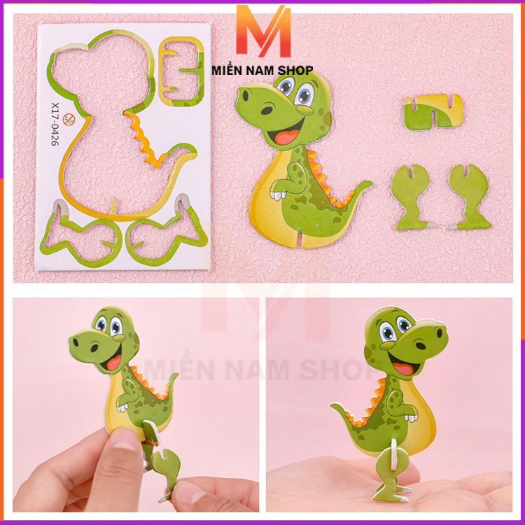 Đồ chơi lắp ráp mô hình 3D mini bằng xốp