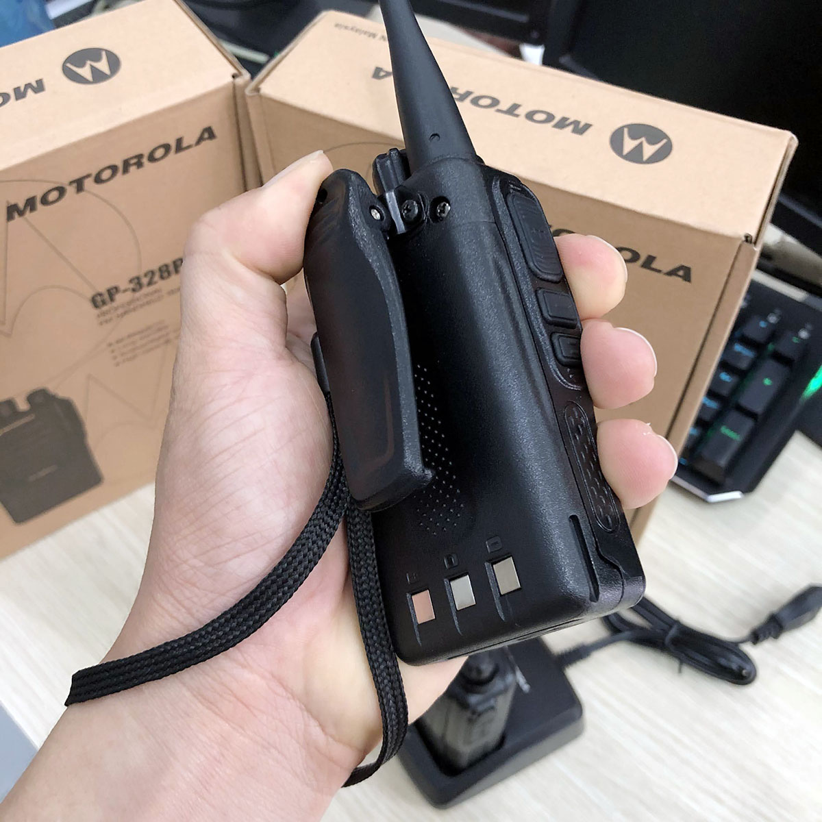 Two way radio Motorola gp-328plus version New Compact-imports