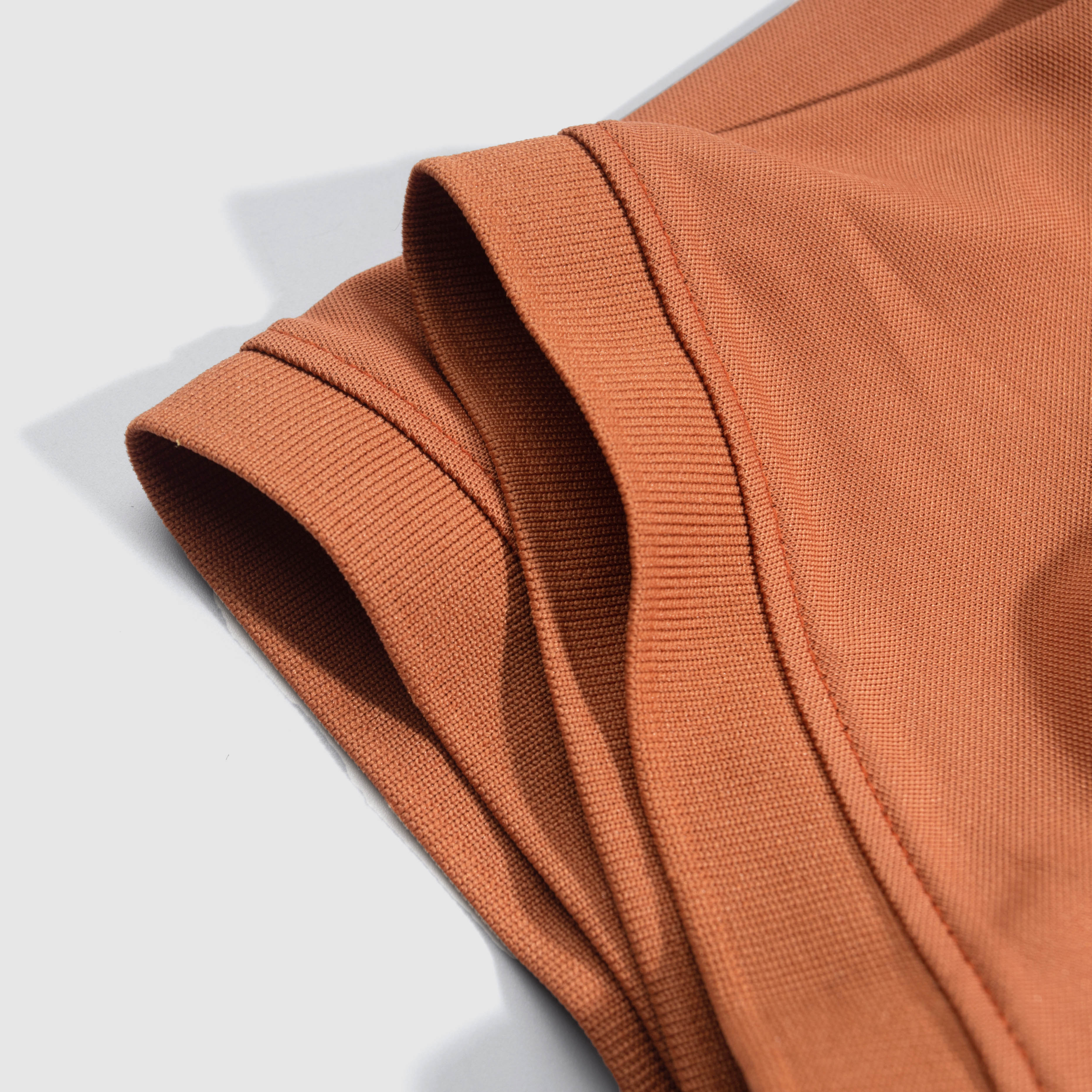 Áo Polo Nam N.GG.A Chất Cotton - Cam Đất