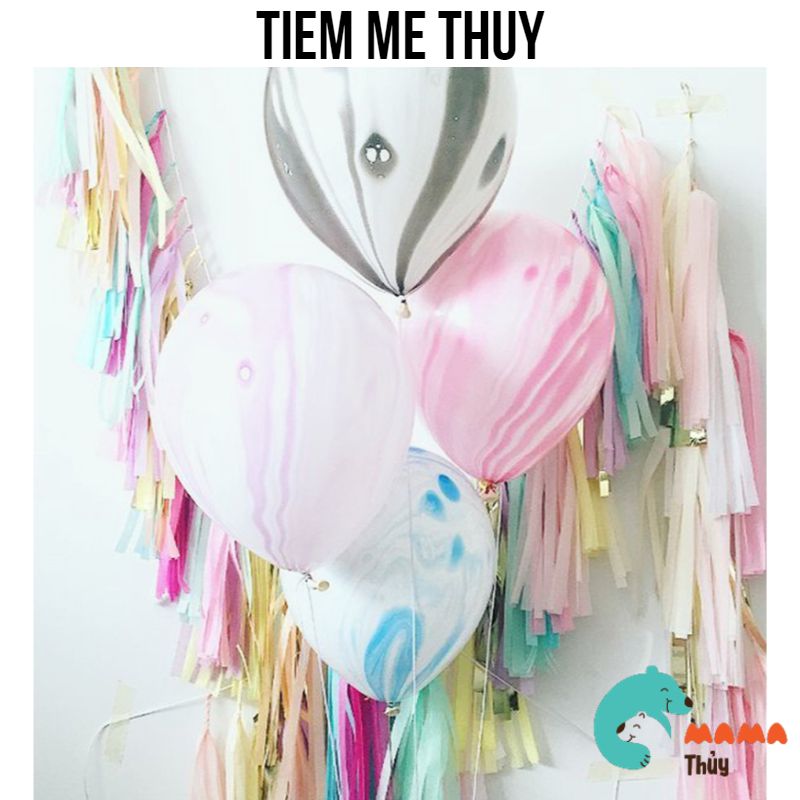 Bóng vân mây trang trí sinh nhật 25cm (10 cái)