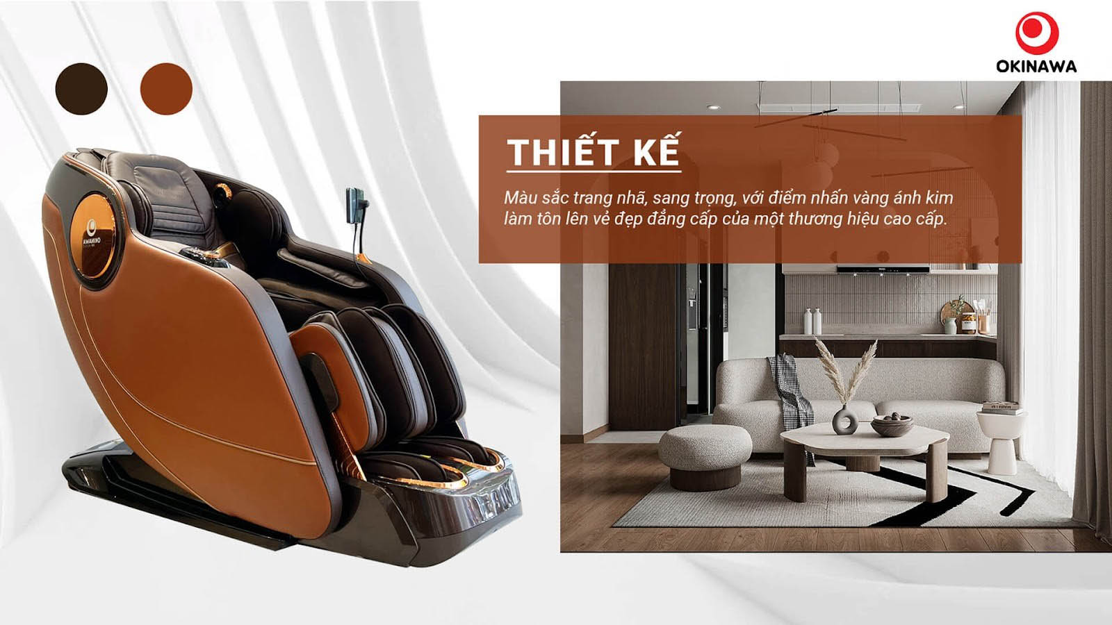 [GIẢM 50%][FREESHIP +TẶNG QUÀ 🎁] [Công nghệ 5D, điều khiển giọng nói] Ghế Massage Cao Cấp Nhật Bản Okinawa OS 936